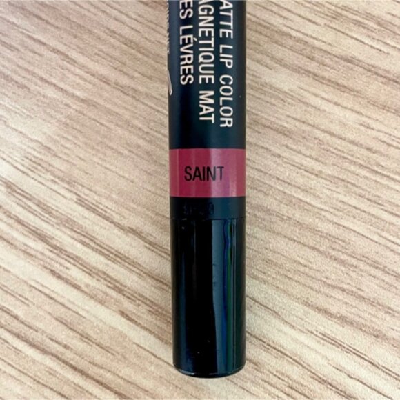 Nudestix Magnetic Matte Lip Color in Saint Red Full Size 2.8g/0.10oz - Picture 6 of 8